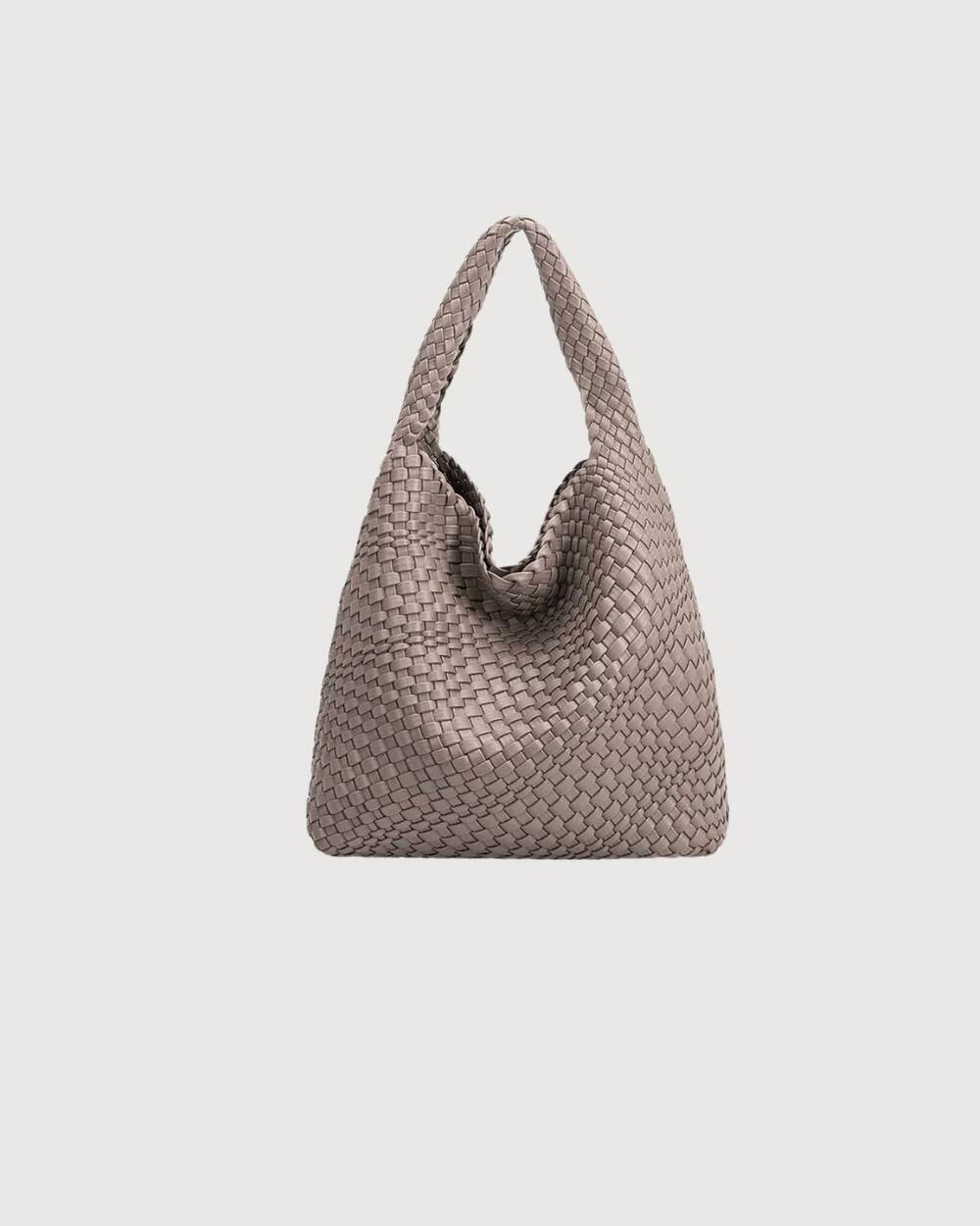 NEW MELIE BIANCO women's johanna vegan shoulder bag in gray
